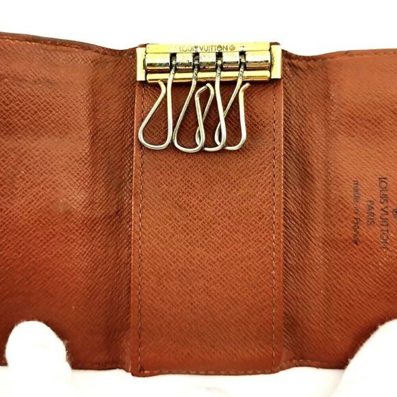 LOUIS VUITTON Key Case Monogram Beige Monogram Canvas Authentic USED T20103 - Picture 6 of 7